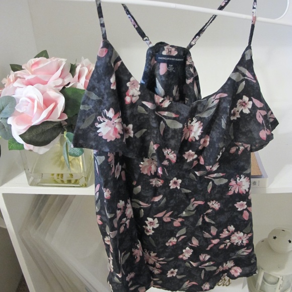 American Eagle Women's summer beach vacation Tank Top Shirt Size S EUC - Picture 4 of 6